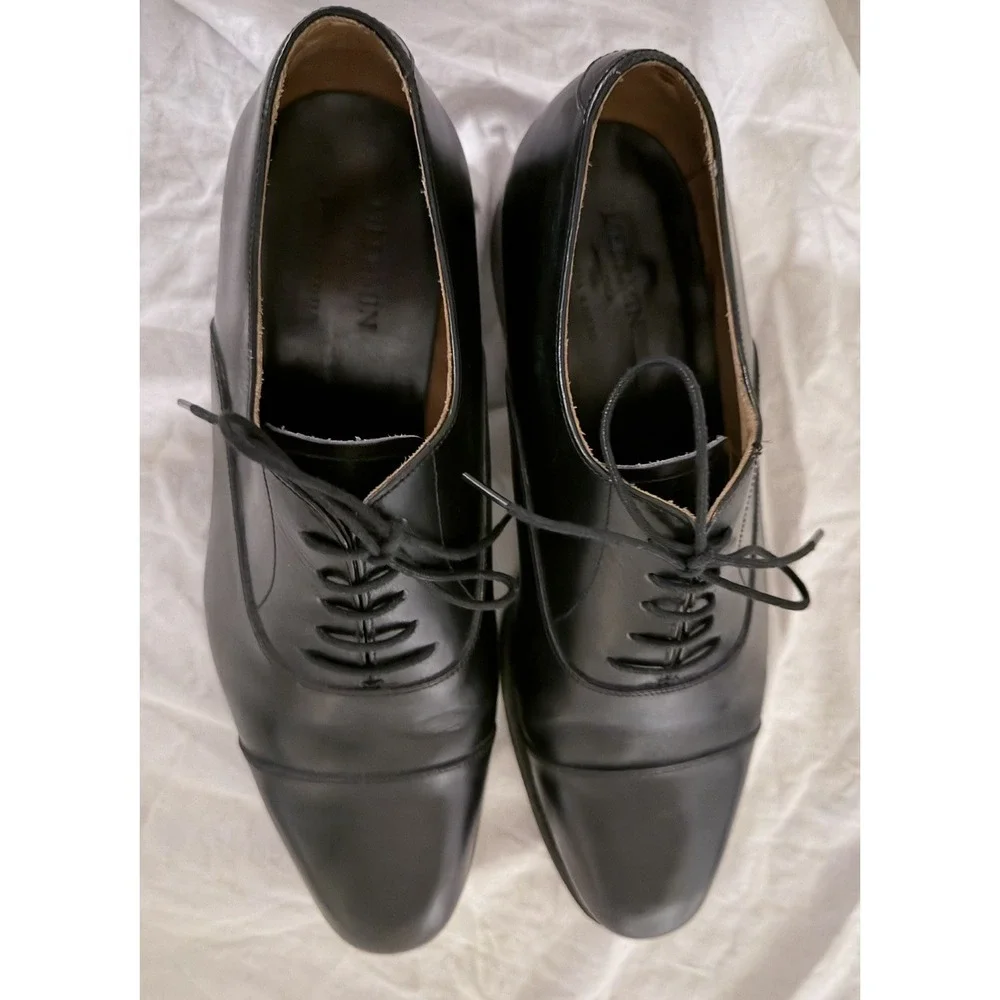 Meermin - Black Cap Toe Oxford Dress Shoes - US 9 (UK 8) - 101534